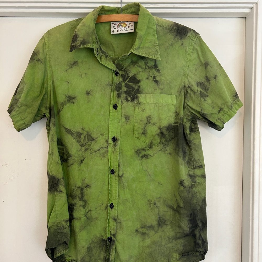Big Bud Press Green Tie-Dye Shirt